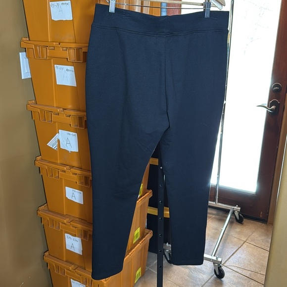 NWT Ralph Lauren Woman Active Black Stretch Athletic Ponte Pants Size 1X - Picture 10 of 10